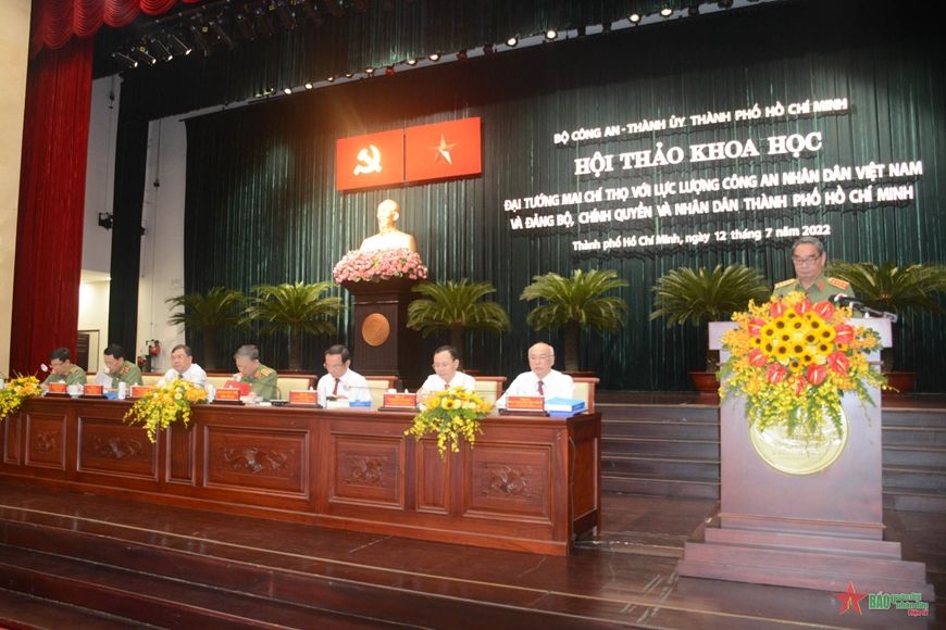 Hội thảo khoa học “Đại tướng Mai Chí Thọ với lực lượng công an nhân dân Việt Nam và Đảng bộ, chính quyền, nhân dân TP Hồ Chí Minh”